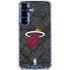 NBA Miami Heat Dark Rust Galaxy S25 Clear Case
